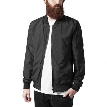 Urban Classics Lightweight Black Bomber Parka