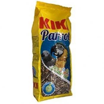 KIKI PARROT Pipas Girasol Gruesa para Loros - YACOS - AMAZONAS - GUACAMAYOS - COTORRAS - Bolsa 500 gr.