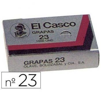 El Casco 136862 - Caja de 1000 grapas galvanizadas Nº 23/6G