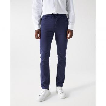 Salsa Jeans - Jogger de hombre pitillo en color azul S-ACTIV