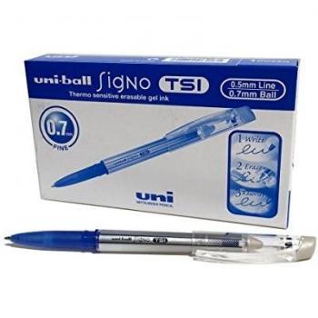 Uni-ball UF-220 - TSI Borrable, 12 unidades, Azul