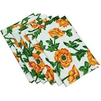Indio decoración del hogar mesa Linens juego de 6 servilletas de algodón impreso 20 x 50,8 cm 200TC