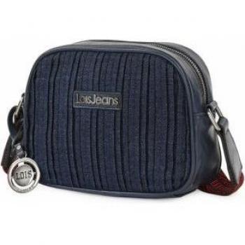 Lois Bolso Bandolera para Mujer 313286 Marino - 22x16x6,5 cm de Piel Sintética