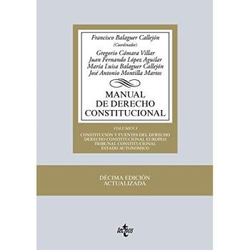 Manual de Derecho Constitucional: Vol. I: Constitución y fuentes del Derecho. Derecho Constitucional Europeo. Tribunal Constitucional. Estado ... Biblioteca Universitaria De Editorial Tecnos)