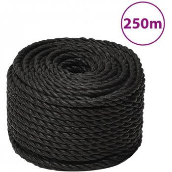 Cuerda de trabajo polipropileno negro 12 mm 250 m