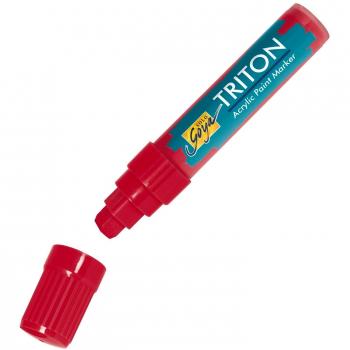 Kreul Solo Goya Triton 17940 – Rotulador de pintura acrílica con base de agua, secado mate, punta biselada estable de aprox. 15 mm para grandes superficies.