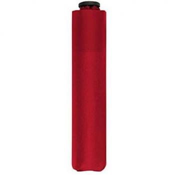 doppler Bolsillo Paraguas Cero,99 - Peso de sólo 99 Gramos - Estable - A Prueba de Viento - 21 cm - Fiery Red