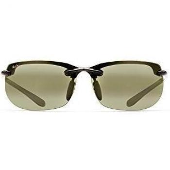 Maui Jim Banyans HT412-02-02 Black Sunglasses for Men, Size 70 MM