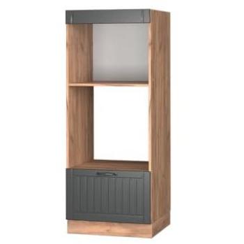 Armario para Microondas Fame-Line, Gris Oscuro, 60 cm, Vicco