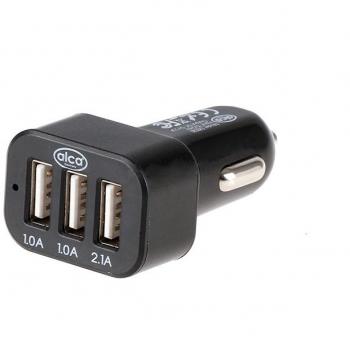 Cargador de coche USB ALCA 510510 para smartphone, color negro