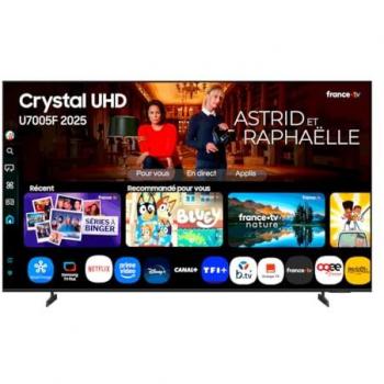 Televisor LED Samsung 50 U7005F 4K UHD Smart TV con HDR10+, Gaming Hub, WiFi y Bluetooth