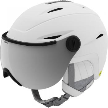 Casco de esquí y snow Giro Essence MIPS blanco mate con lente VIVID plata mujer - S