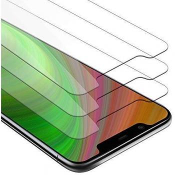 Protector de Pantalla Cadorabo 3x para Nokia 7.1 Plus/X7 - Cristal Templado 9H, Alta Transparencia y Compatibilidad con 3D Touch