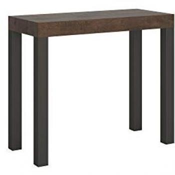 Consola Extensible 90x40/300 cm Everyday Estructura Nogal Antracita