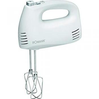 Bomann 603810 Batidora de Varilla, 300 W, Plástico, 5 Velocidades, Blanco
