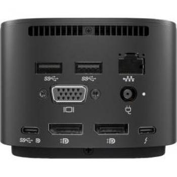 Estación de Acoplamiento HP Thunderbolt G2 con 7 Puertos USB, RJ-45, VGA y DisplayPort - Garantía de 1 Año