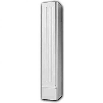 Chimenea decorativa clásica atemporal blanca 164005 Profhome