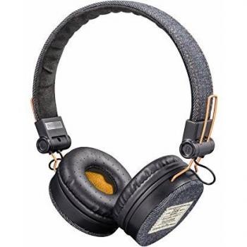 Trust Urban Fyber - Auriculares Plegables para Smartphones y tabletas, Color Gris