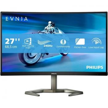 Philips Evnia 27M1C5200W/00 Monitor Curvo de 27 Pulgadas Full HD 1920 x 1080 Pixeles, 240Hz, LED, Color Negro
