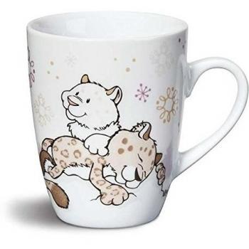 NICI 36108 - taza de leopardos de las nieves, diámetro 8 x 10 cm