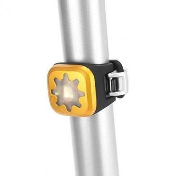 Knog - Luz Trasera para Bicicleta de Ciclismo, Color Dorado
