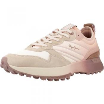 Zapatillas Bajas Pepe Jeans Lucky Flag Mujer Rosa Nude Pink 37-38 EU