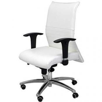 Sillón Confidente Albacete Similpiel Blanco de Piqueras y Crespo, Soporta hasta 160 kg, Talla Única