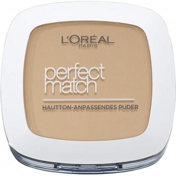 Polvos Compactos L'Oréal Paris Perfect Match 4.N Beige - Fórmula Larga Duración 9g