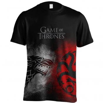 Game of Thrones Herren Camiseta Stark & Targaryen XL [Edizione: Germania]