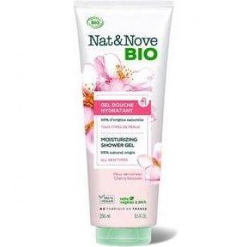 Nat & Nove Bio Gel de Ducha Hidratante con Flor de Cerezo Orgánico 250 ml
