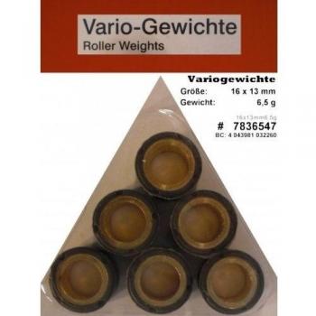 variomatik ruedas Pesas 16 x 13 mm 6 5 gr para roller zjhuatian ht50qt de 26