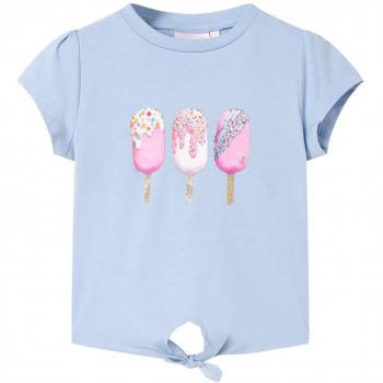 Camiseta infantil azul 140
