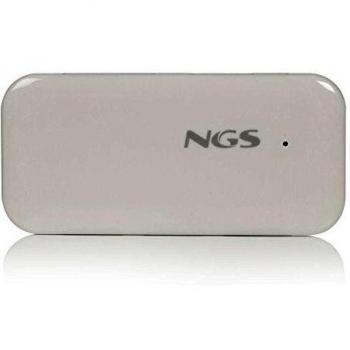 NGS USB IHUB4- Hub de 4 Puertos USB 2,0, Color Blanco