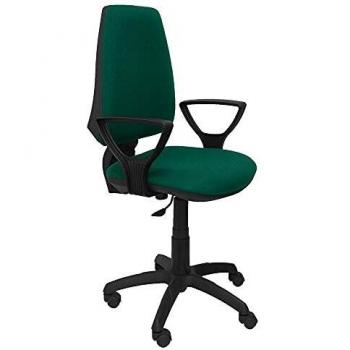 Piqueras y Crespo Silla Elche CP Bali Verde Brazos FIJOS Oficina, Tela, 109x46x46 cm