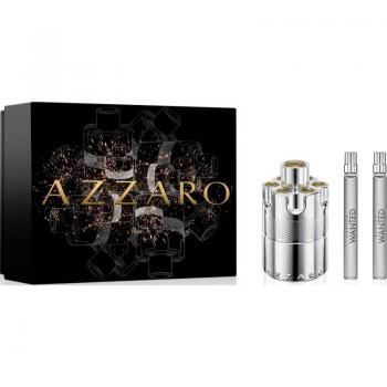 Azzaro Wanted Gift Set for Men - Eau de Parfum 100ml, Shower Gel 100ml, Aftershave Balm 100ml
