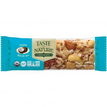 Barrita de Frutos Secos con Coco Bio 40g - Taste Of Nature (16 Uds)