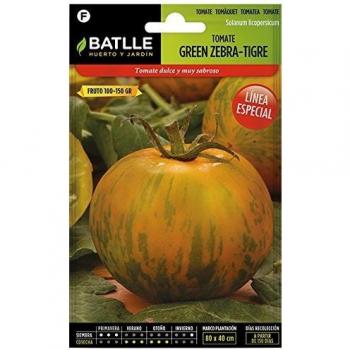 Semillas de Tomate Green Zebra - Tigre