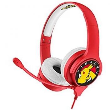 Auriculares OTL Technologies Pokémon Pikachu Red para PS4/XBOX/Switch/Móvil/Tablet