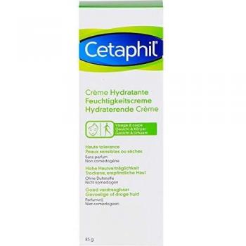 Crema Hidratante Cetaphil para Rostro y Cuerpo 85 ml - Pieles Secas y Sensibles, Con Vitaminas B3 y B5, Aceite de Girasol, Aceite de Almendra, G
