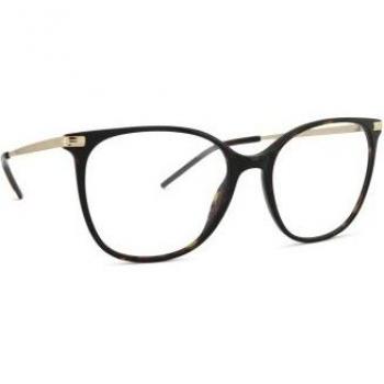 Hugo Boss 1663 Rectangular Prescription Glasses - Gold, Havana Plastic Frame