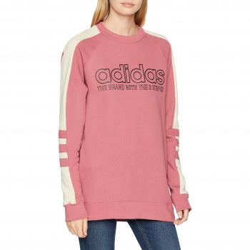 Adidas DH4174 Sudadera, Mujer, Rojo