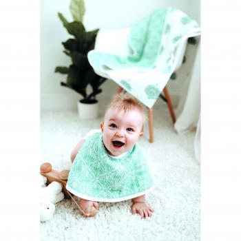 aden + anais Dream Blanket 100% algodón Muselina Cachemira - Verde Azulado - Paisley Drop 6154