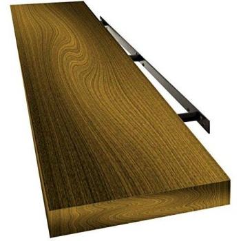 Inalsa Estante Color Roble 80 Cm, Sistema De Fijacion Invisible, Madera, Marrón, 80 X 23.5 X 3.8 Cm