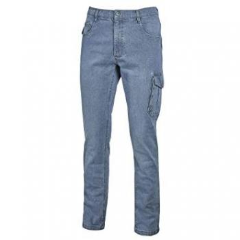 Pantalón de Trabajo U-Power Jam Slim Fit Elástico Azul Claro Talla XL