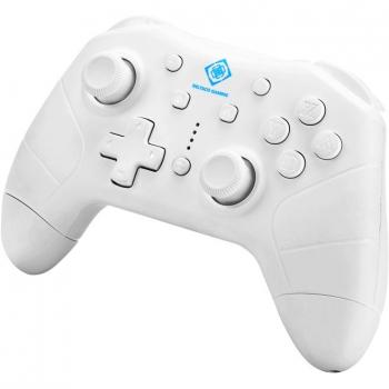 Controlador Bluetooth DELTACO GAMING para Nintendo Switch y PC, Blanco