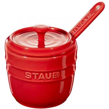 Azucarero de cerámica Staub con cuchara