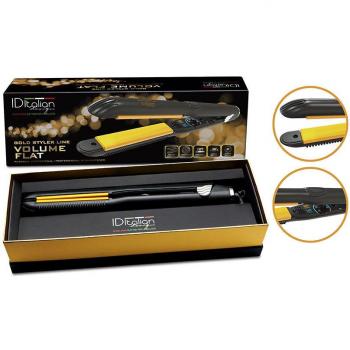 Plancha de Pelo Profesional Gold Styler Volume Flat Cerámica 65W Diseño Italiano