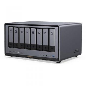 Sistema NAS UGREEN NASync DXP8800 Plus 8-Bay con CPU Intel i5 1235u, 8GB RAM DDR5, 128GB SSD, 2 puertos 10GbE, 2 ranuras
