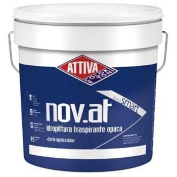 Pintura Transpirable Attiva IDROPITTURA 14L Acabado Mate para Baños y Cocinas - Rinde 3-4 m² con 1 a 2 Manos