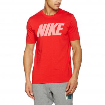 Nike M Nk Dry Tee Df Block Camiseta de Manga Corta, Hombre, Rojo